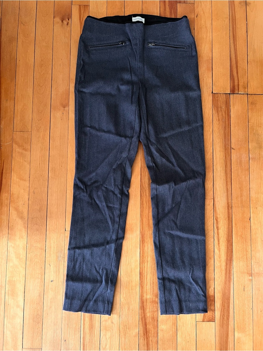 Van Heusen Straight Leg Pants in Dark Navy